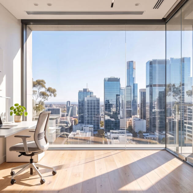 SW Commercial 100 Series Fixed Double Glazed Windows