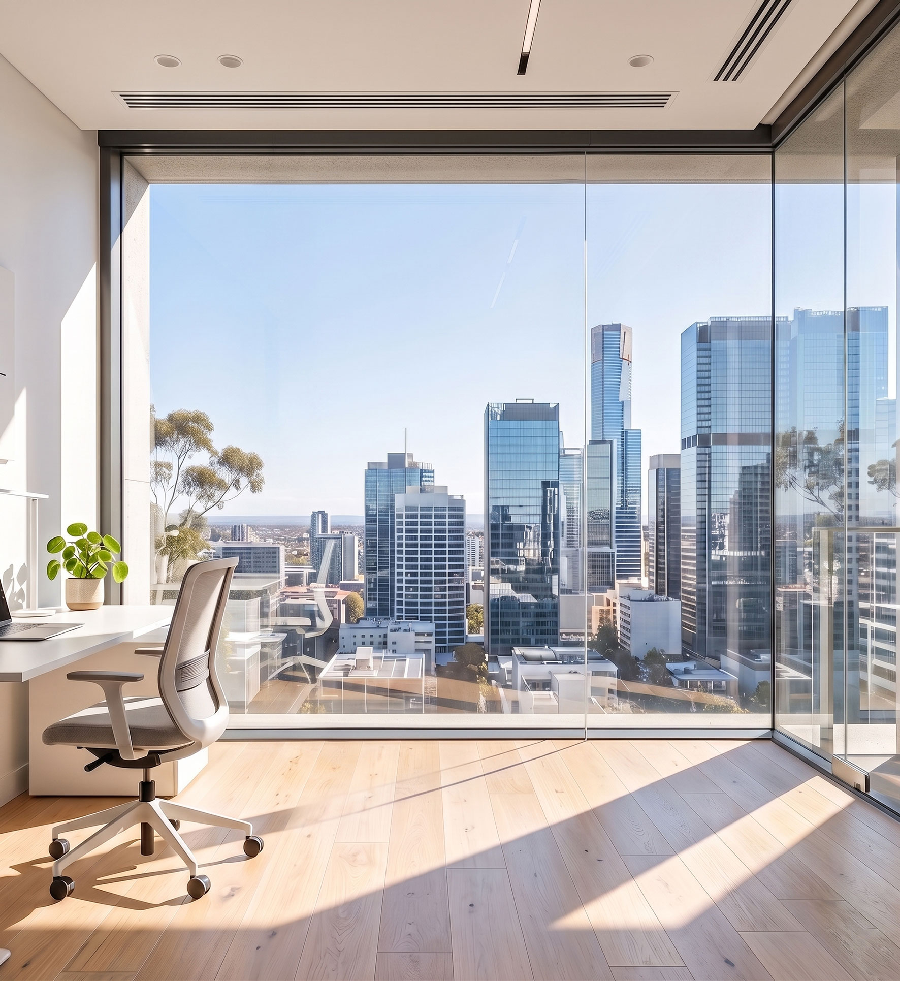 SW Commercial 100 Series Fixed Double Glazed Windows