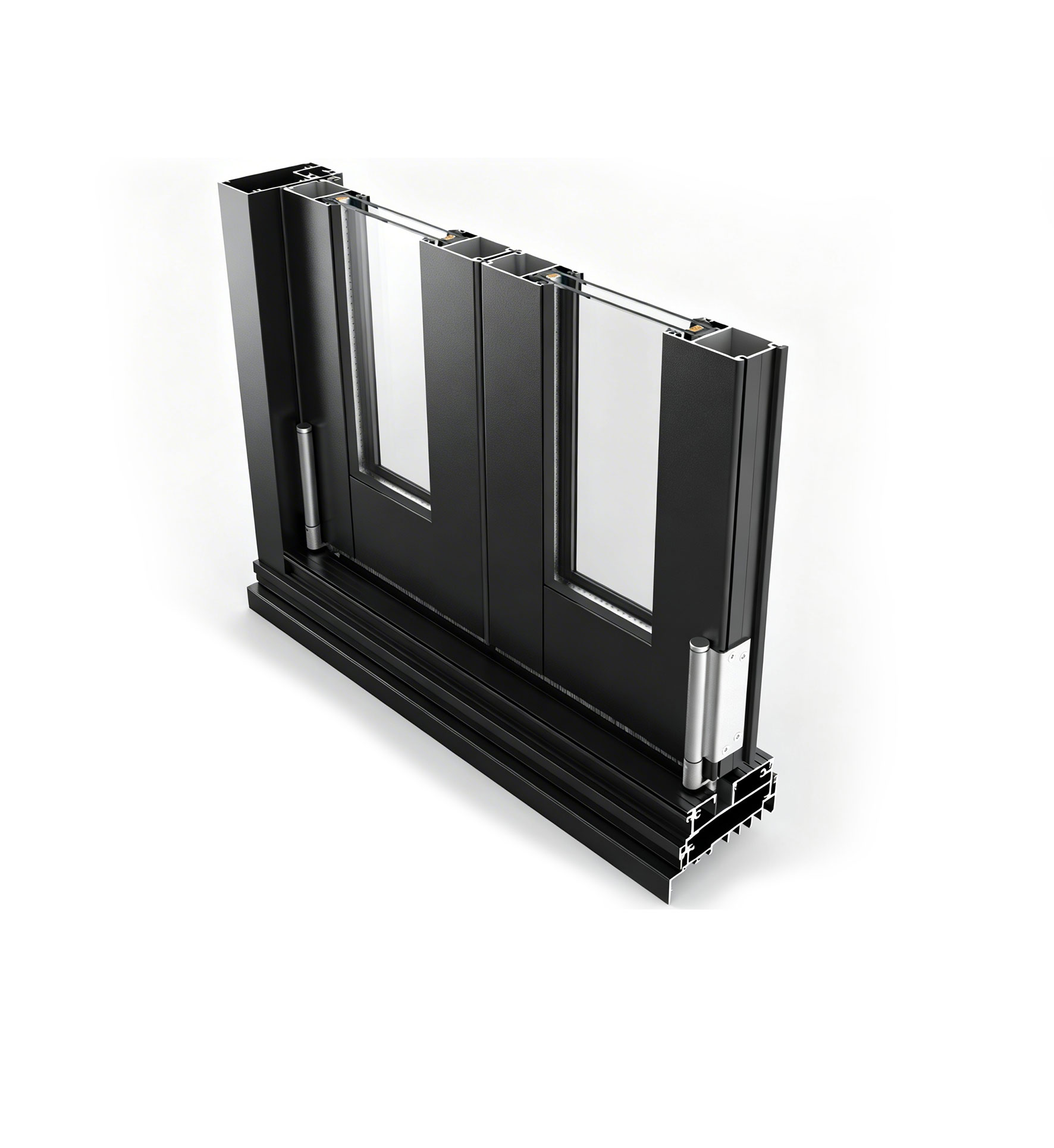 SW Commercial 100 Series Bi-fold Double Glazed Door - Image 4