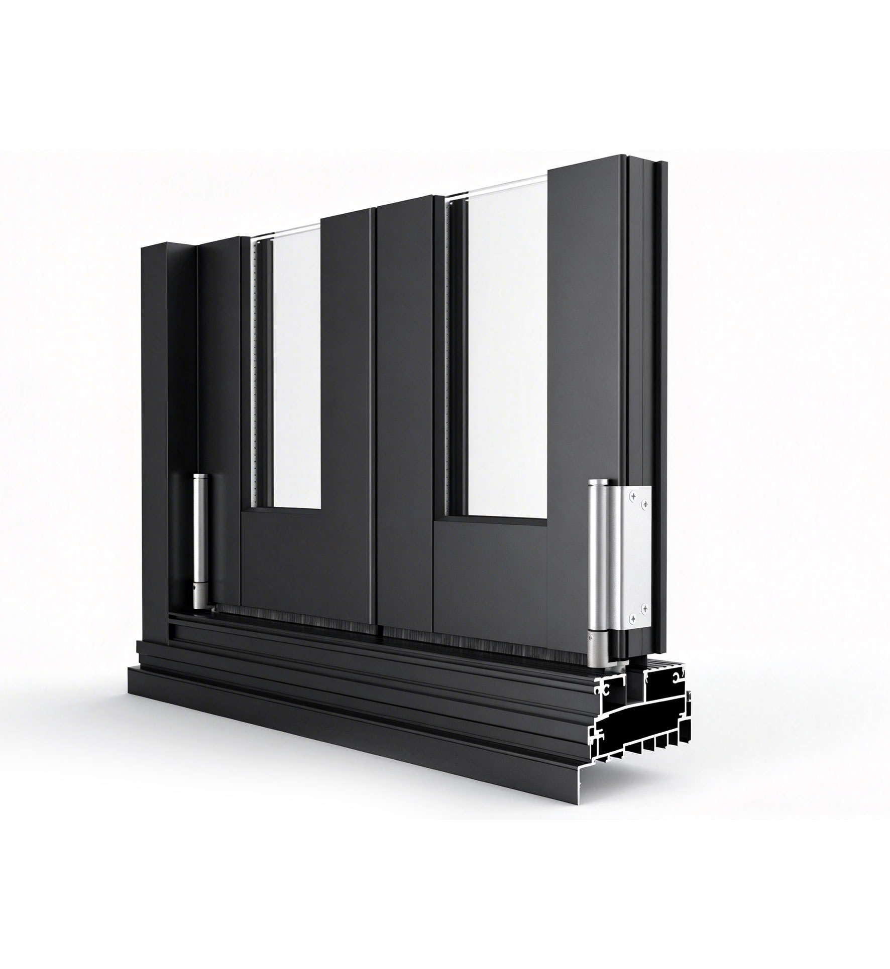 SW Commercial 100 Series Bi-fold Double Glazed Door - Image 5
