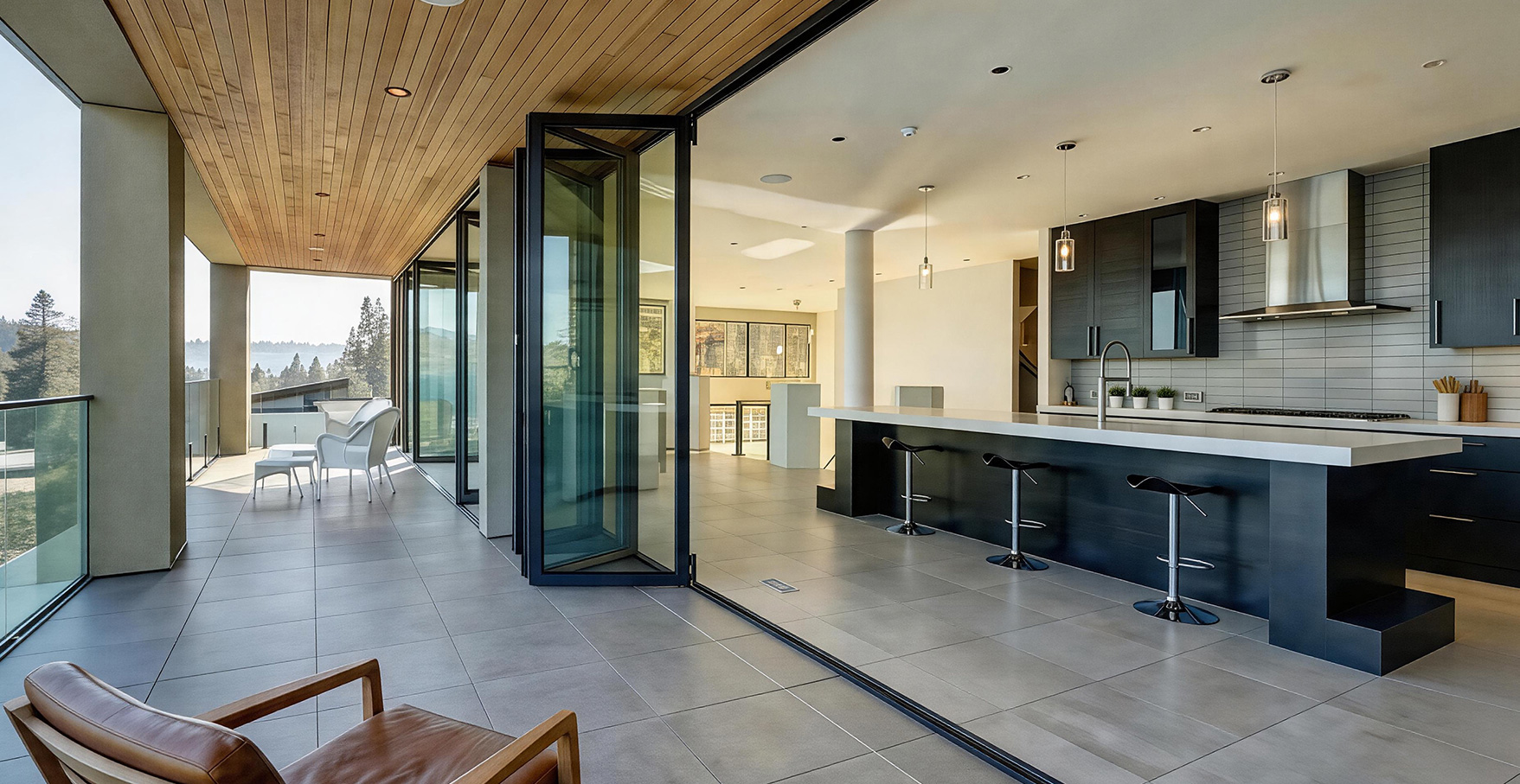Luxury Balcony Bi-Fold Door Showcase